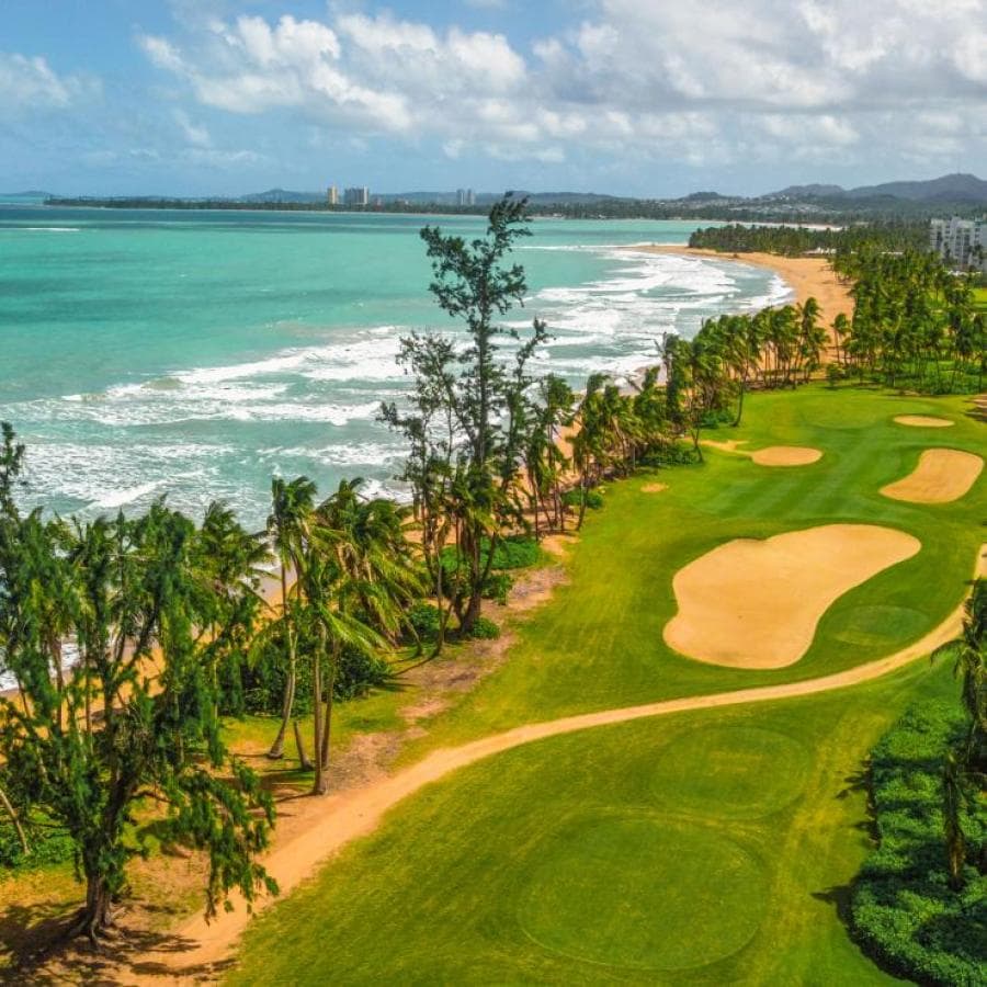 Beautiful beach in Puerto Rico